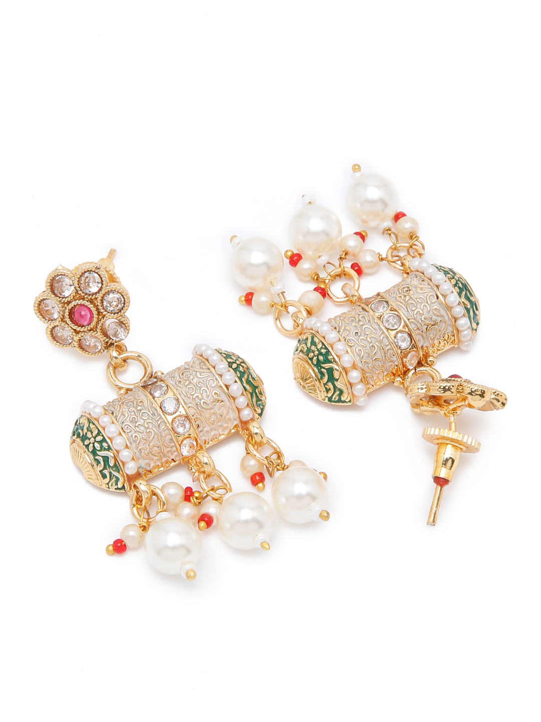 YouBella Jewellery Celebrity Inspired Gold Plated Necklace Jewellery Set for Girls and Women